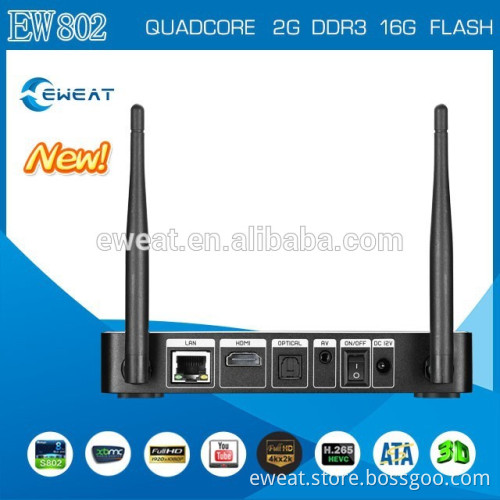 Amlogic S802 Android 4.4.2 Quad core 4k full hd 1080p porn video xbmc tv box